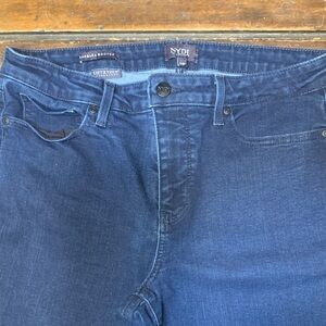 NYDJ BARBARA BOOTCUT HIGH WAIST DARK WASH JEANS